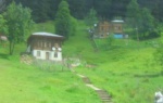 Typical mountain cottage house around Ayder